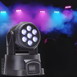 Cabeza Rob&oacute;tica Ritmica Dmx Djpower Full Rgb Led 56w M070pro
