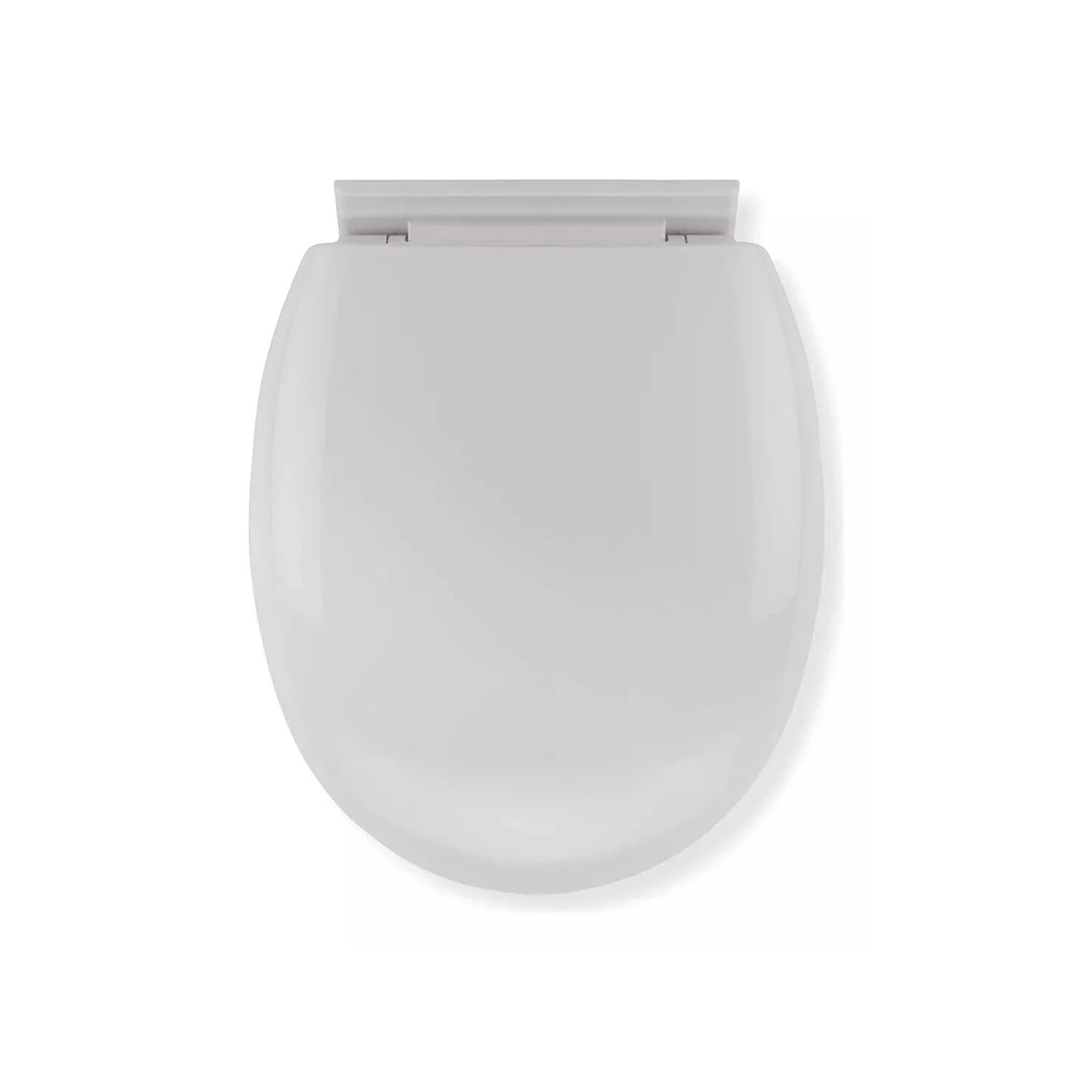 Tapa Ba&ntilde;o Wc Asiento Inodoro Redondo Universal 6x36x42 Cm Blanco image number 2.0