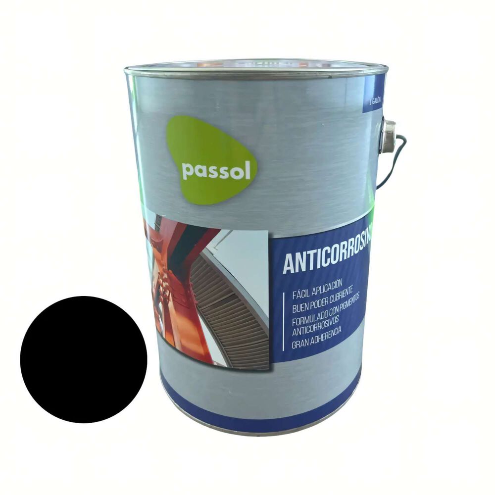 Anticorrosivo Negro 1gl (3.78lts) - Passol image number 1.0