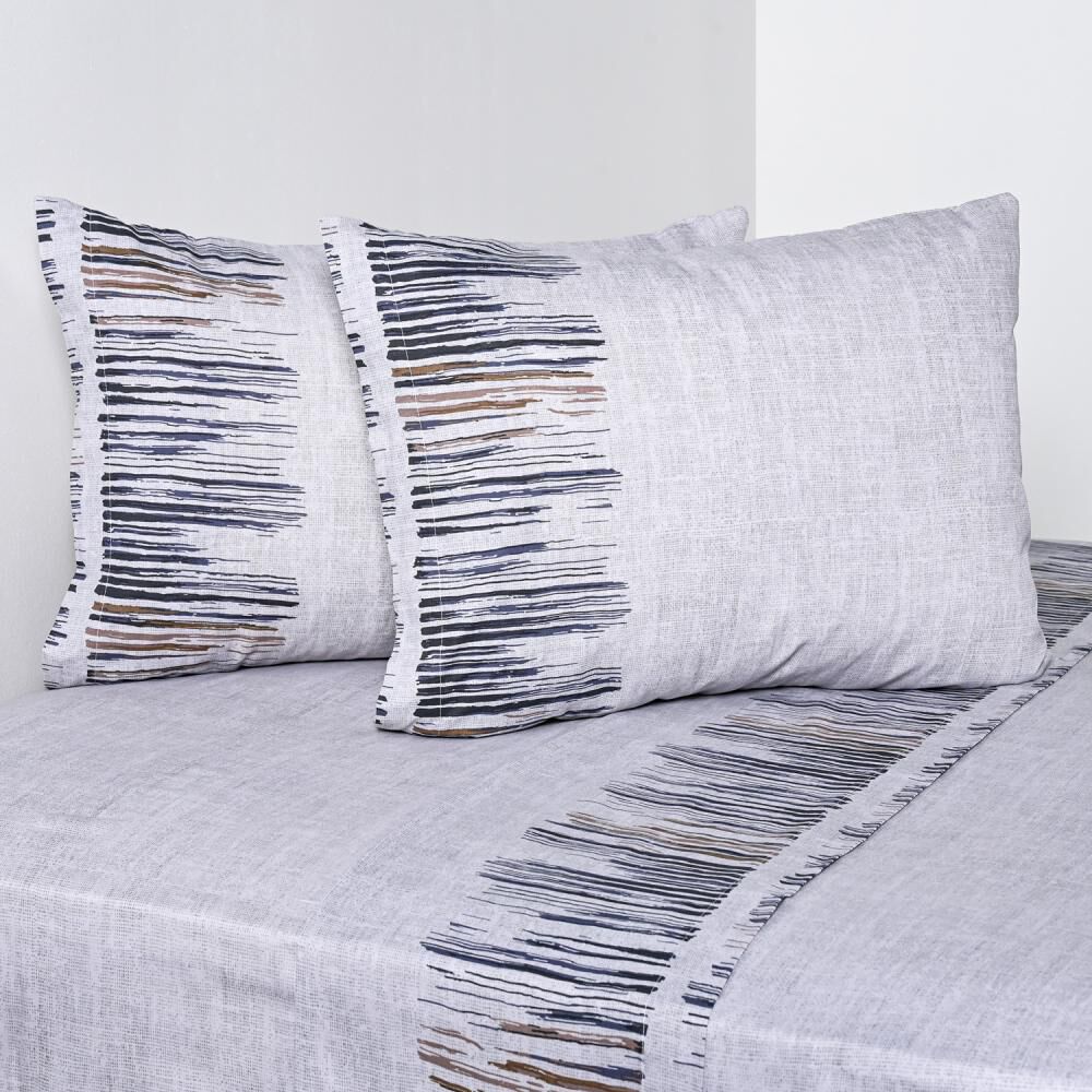 Juego De Sábanas American Family By Cannon Bluestone / King / 144 Hilos image number 0.0