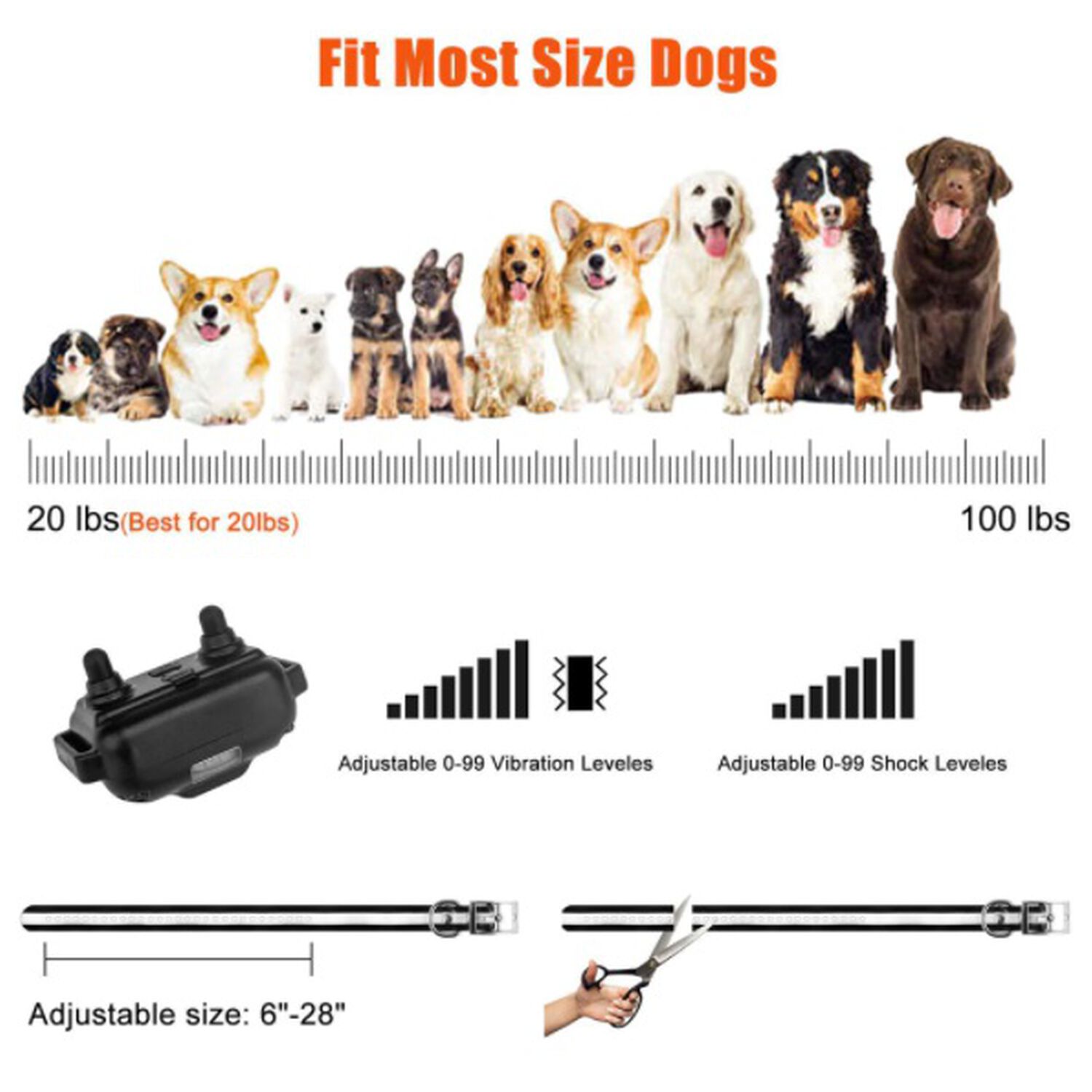 Collar Electrico De Adiestramiento Perros Original Recargable Usb Entrenamiento Canino image number 2.0