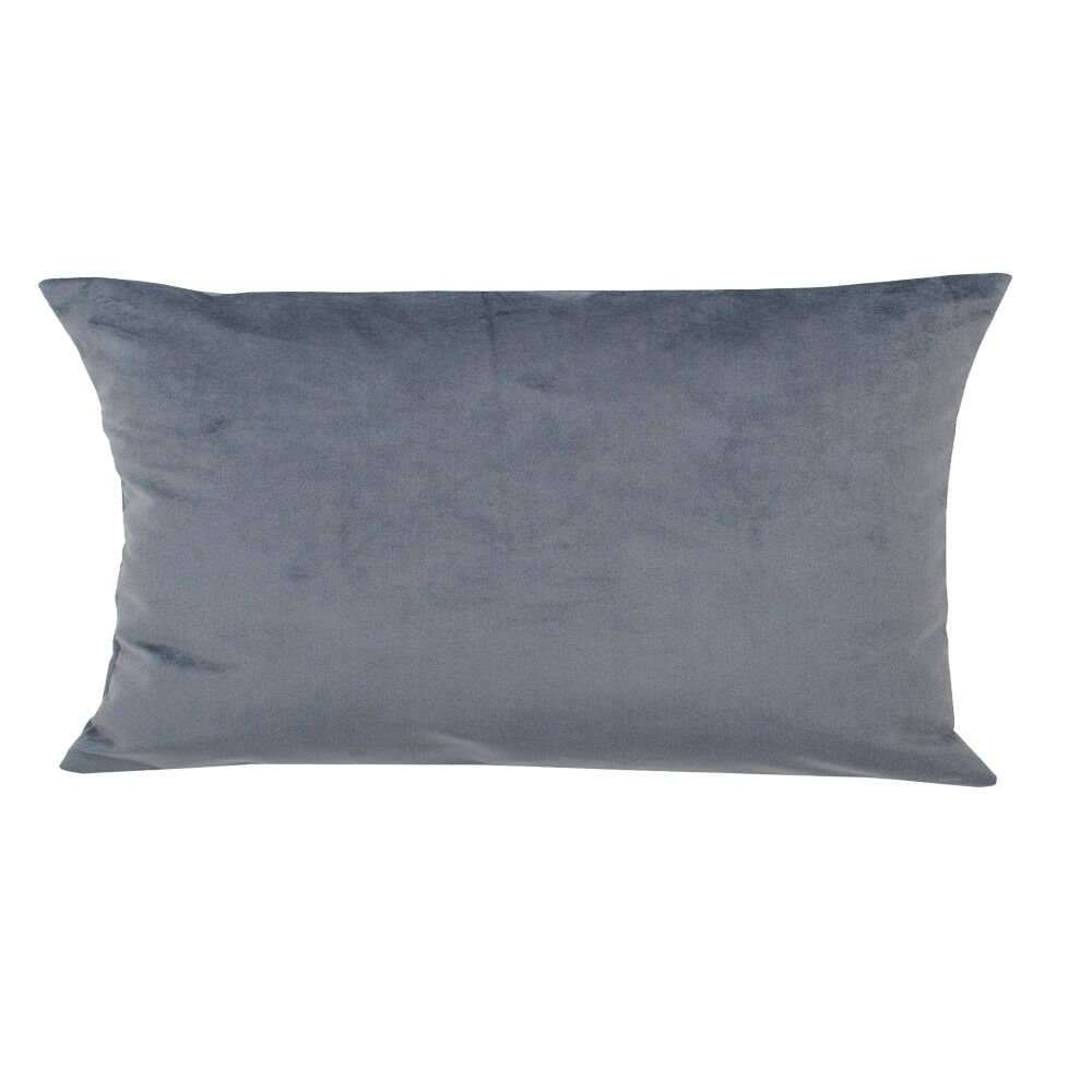 Cojin Felpa New Velvet 30x60 Gris image number 0.0