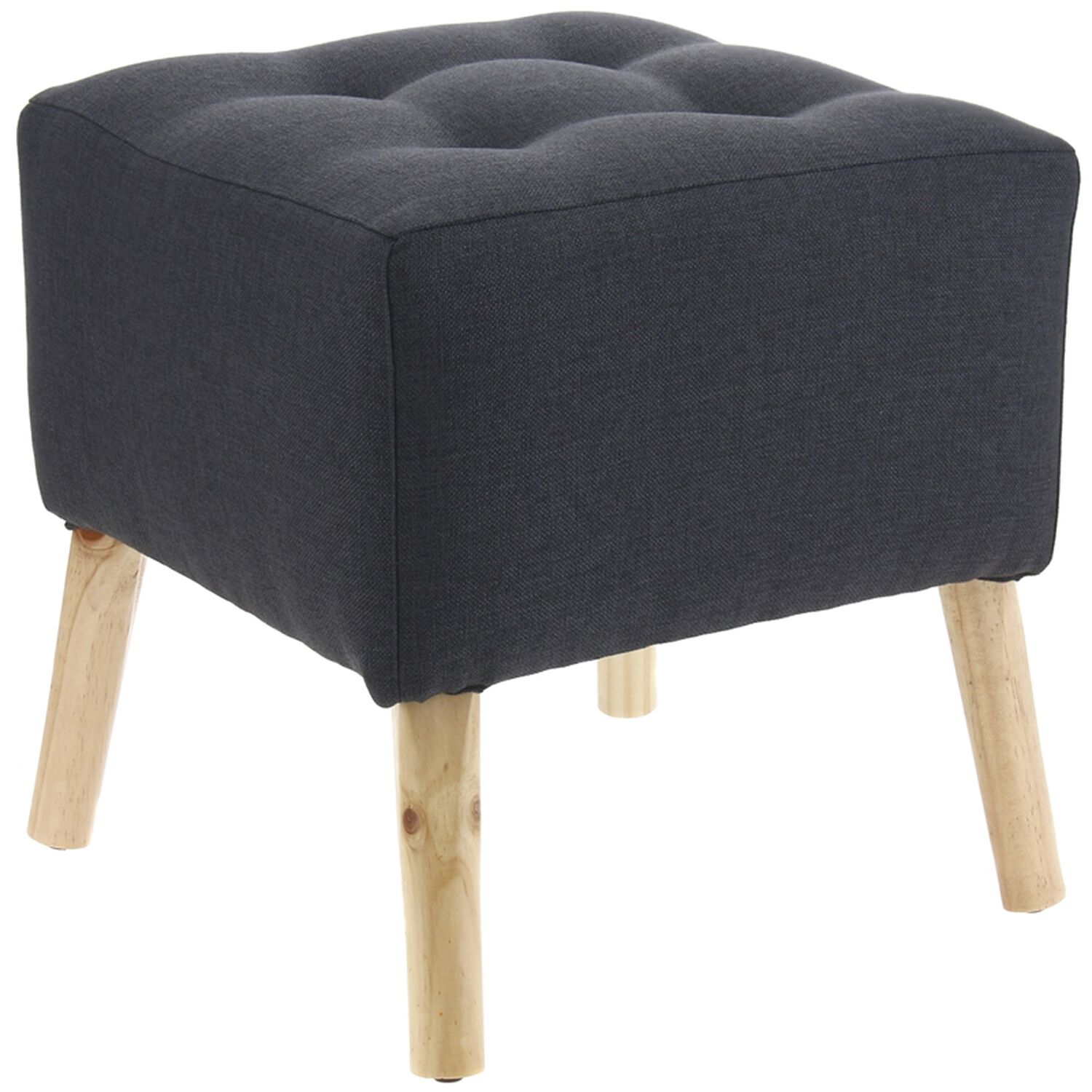 Pouf Alemania Grafito Amalfi 42x42x43 Cm M&aacute;xima Design image number 1.0