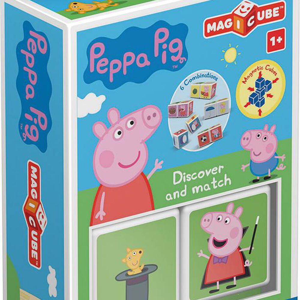 Cubos Magnéticos Magicube Peppa Pig - Descubre Y Combina (2 Piezas) image number 0.0