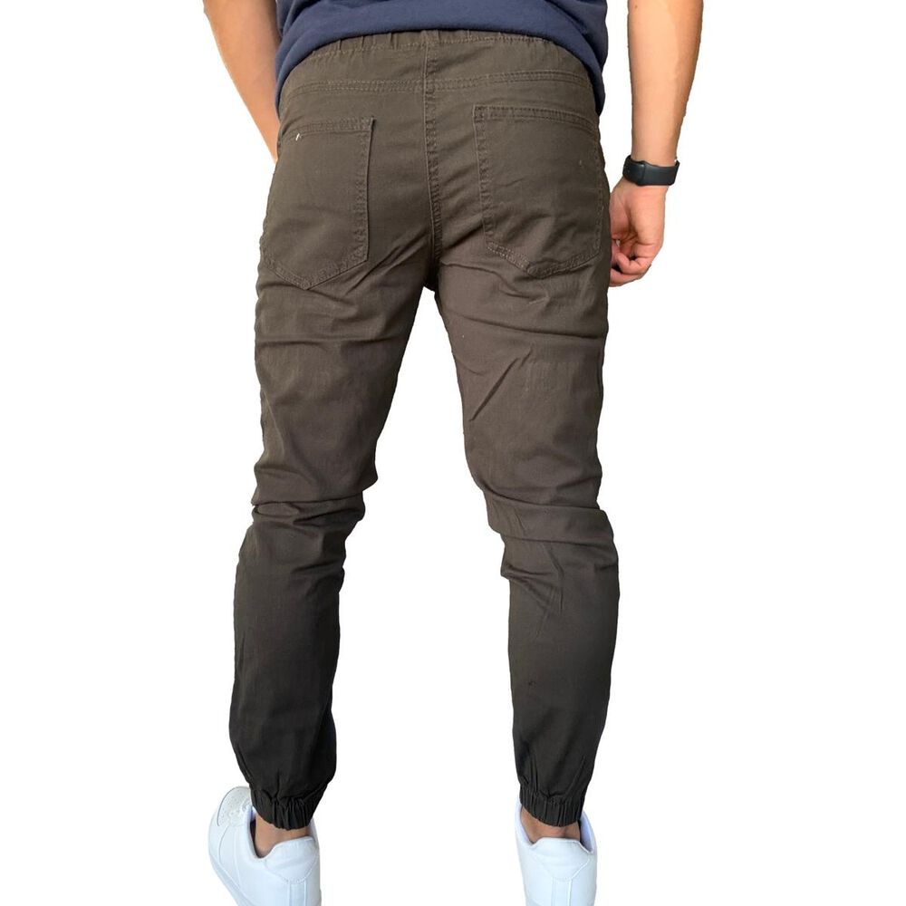 Jogger Mosaico Pantal&oacute;n Slim Fit Elasticado Colores image number 39.0