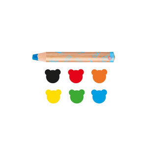 Crayón 3 En 1 Baby 6 Colores Carioca - Ps