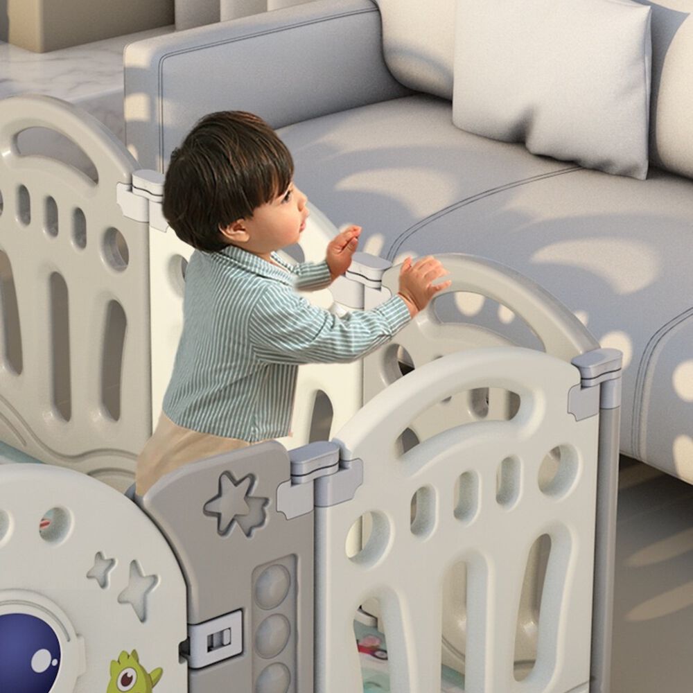 Corral Bebe Armado 199x230cm Con Accesorios Lubabycas image number 4.0