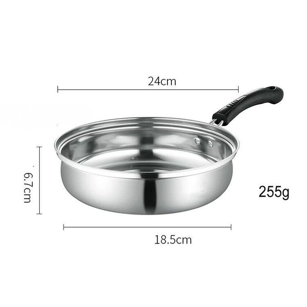 Juego De Ollas Y Sart&eacute;n Bater&iacute;a 5 Pcs Cocina Inoxidable image number 5.0