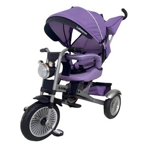 Triciclo Multifuncional 360 Con Luces Lubabycas Púrpura