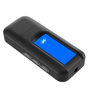 Transmisor Y Receptor Bluetooth De Audio Y Datos Rx - Tx Bt 5.0 Pantalla Lcd