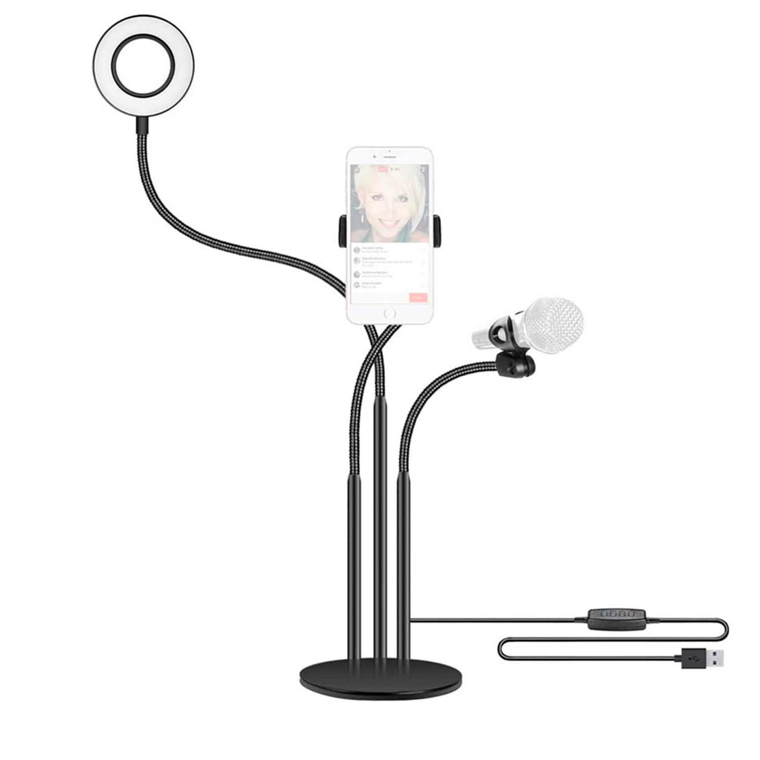 Soporte Aro De Luz Led 3 En 1 image number 3.0
