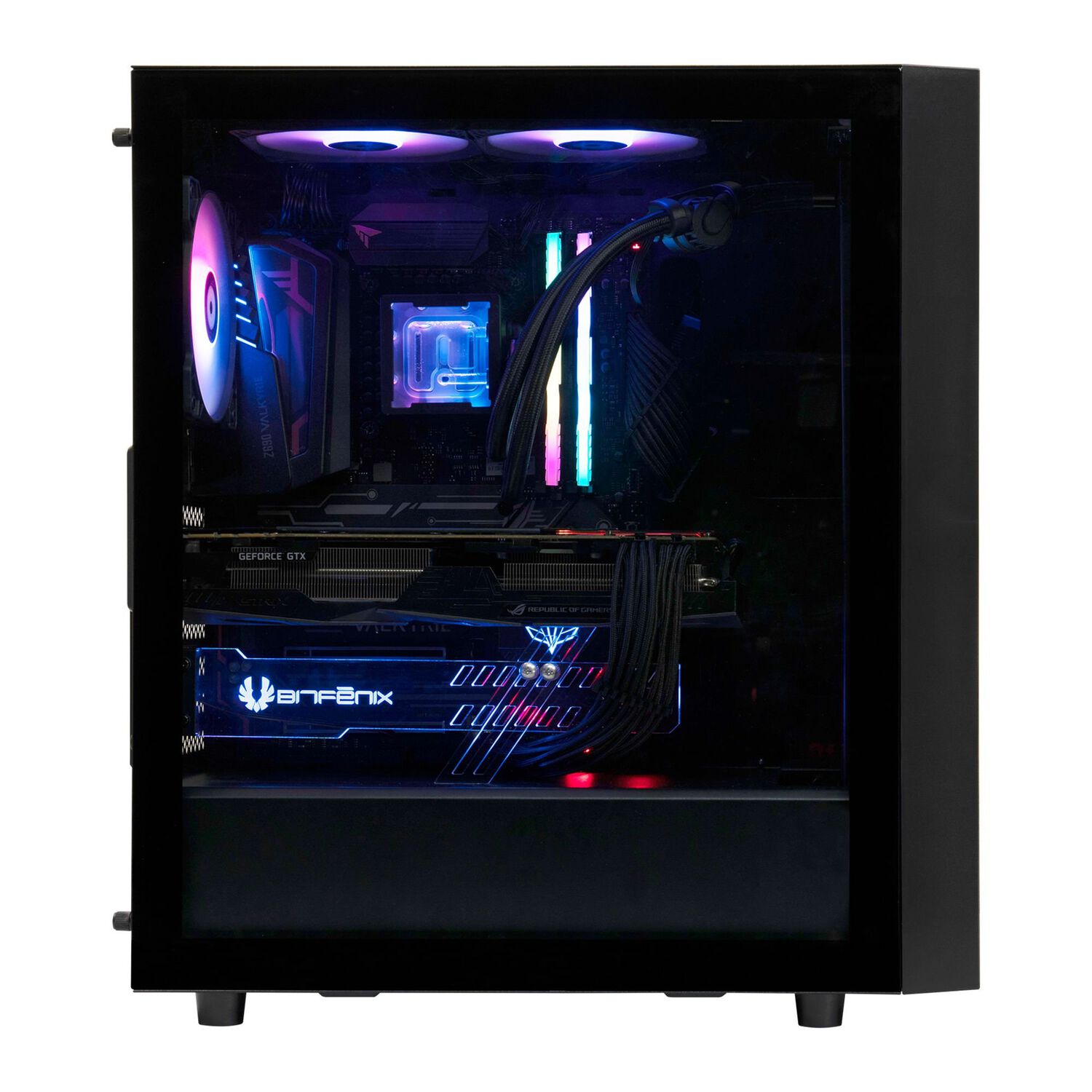 Gabinete Bitfenix/ ​​fan + Fuente De Poder 750w / 4 Ventiladores/ Negro image number 9.0