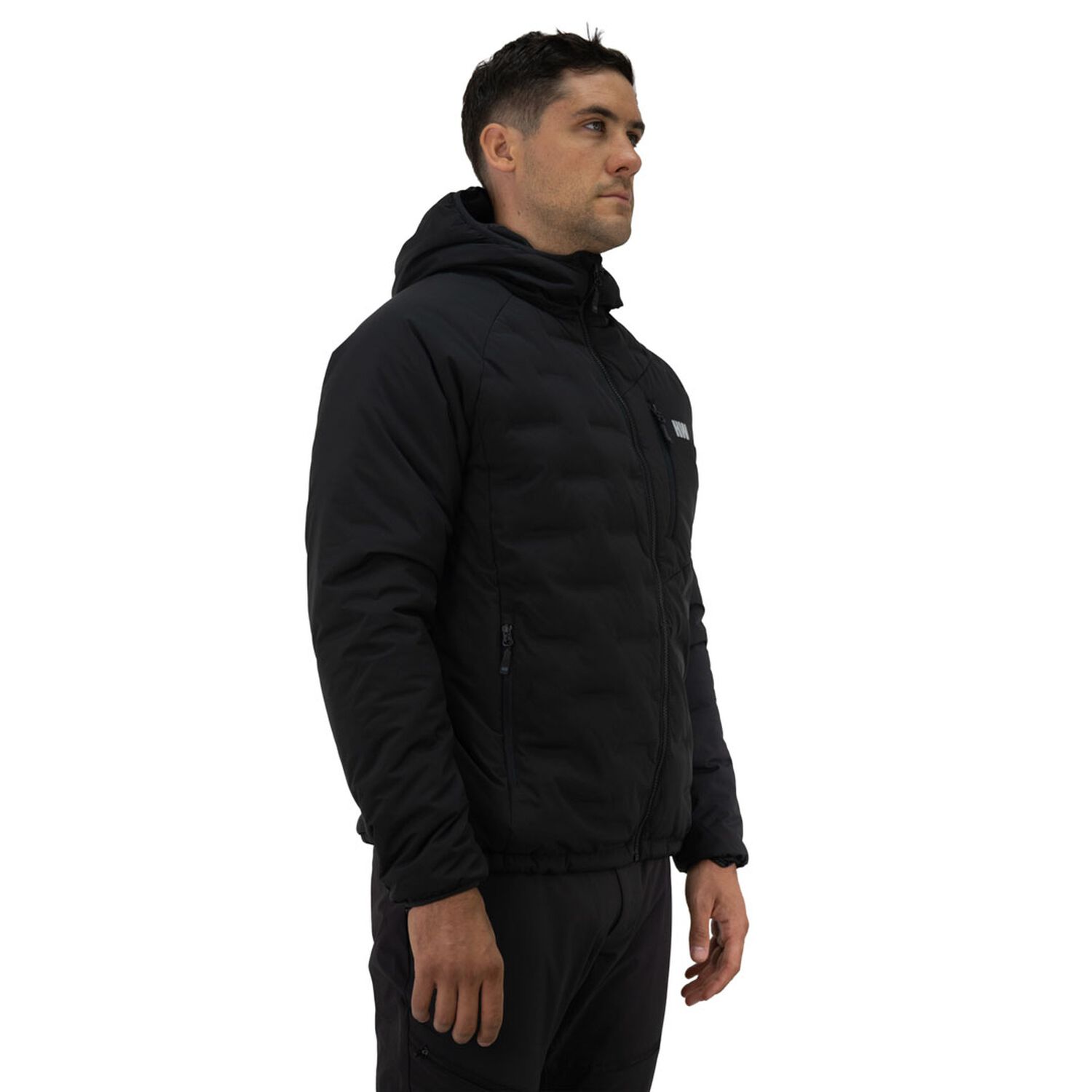 Parka Insulada Hw Explorer Hombre Negra image number 2.0