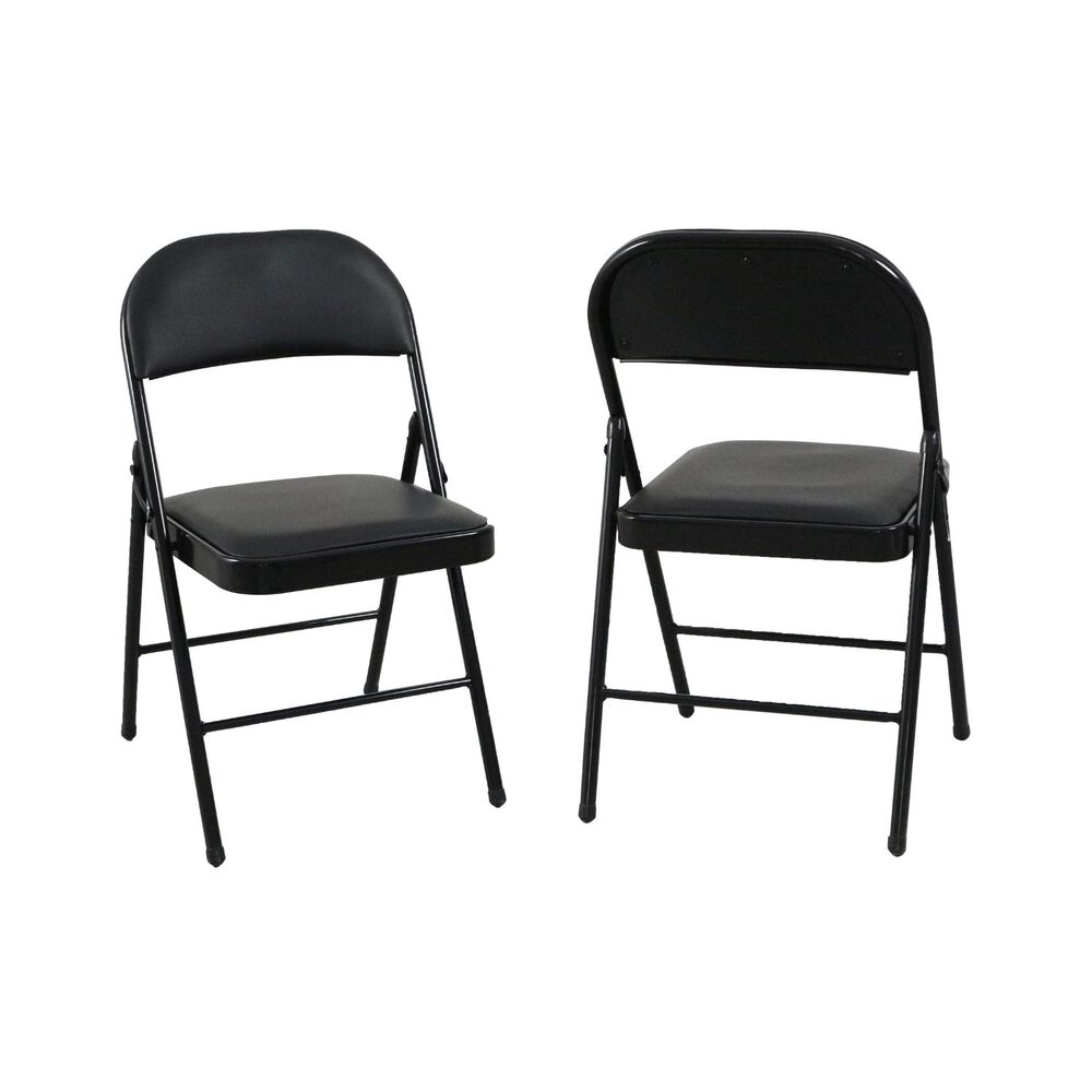 Silla Plegable Acolchada Negra Fold image number 6.0