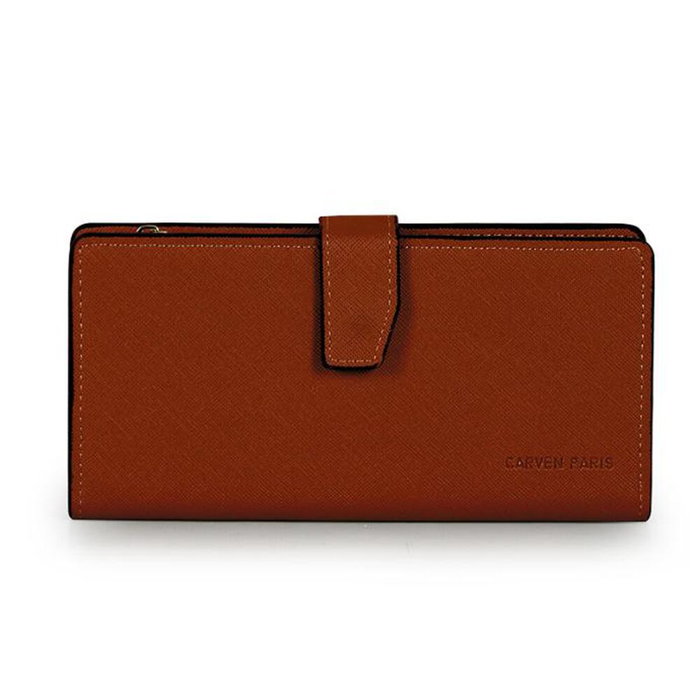 Billetera Mujer Vesta Café Carven image number 4.0