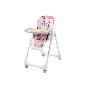 Silla De Comer Plegable Evolution Motivo Rosa