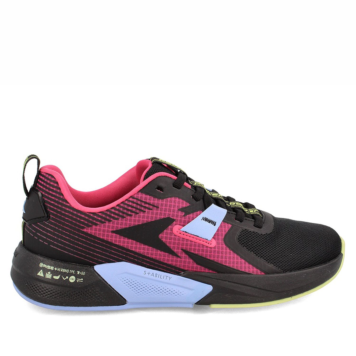 Zapatilla Mujer Power Xorise+300 Tr Cipher Negro-fucsia image number 0.0
