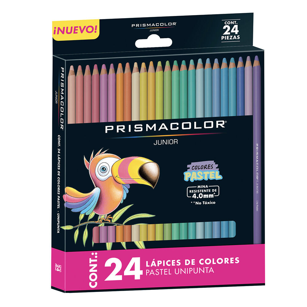 Set 24 Lapices De Color Prismacolor Jr. Colores Pastel image number 0.0