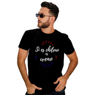 Polera Hombre Diseño Frases Chilenas Fiestas Patrias D21