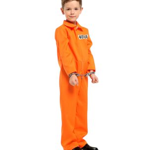 Disfraz Cosplay Convicto Prisionero Infantil Halloween