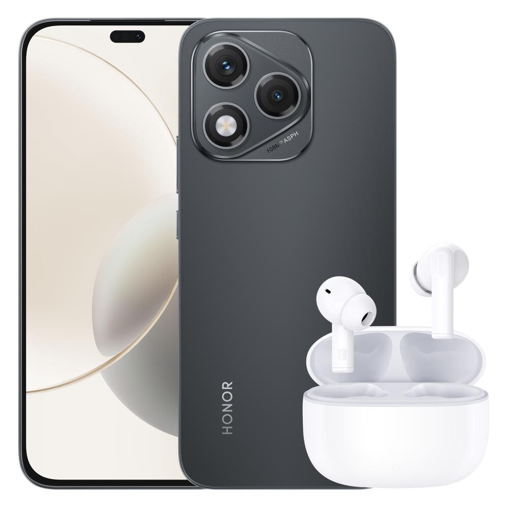 Smartphone Honor 400 Lite / 5G / 256 GB / Black / Liberado + Earbuds X7 Lite image number 0.0