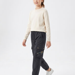 Pantalon Cargo Ni&ntilde;a Impermeable Jogger Moda Urbana Comodo