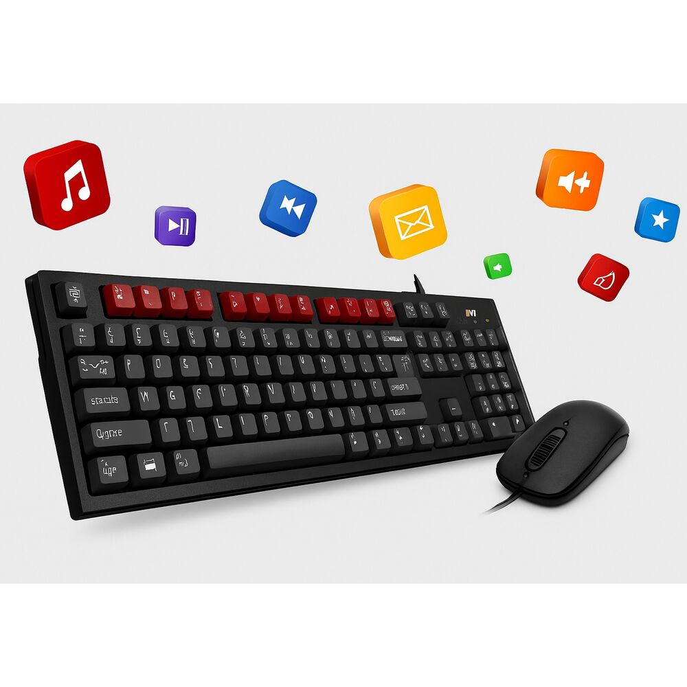 Set Teclado Y Mouse Genius Al&aacute;mbrico Pc Y Laptop Usb image number 2.0