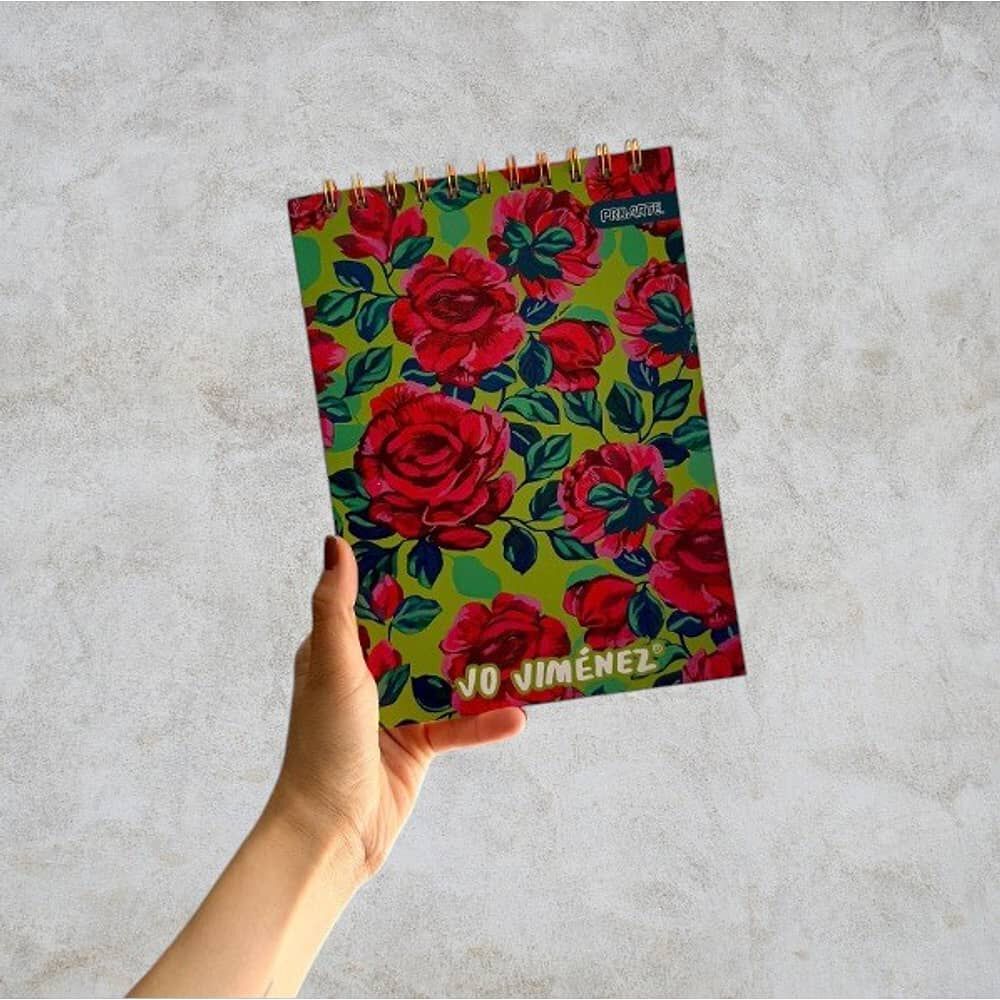 Cuaderno Dibujo Croquera 80 Hojas Pro Arte Jo Jimenez Rojo image number 2.0