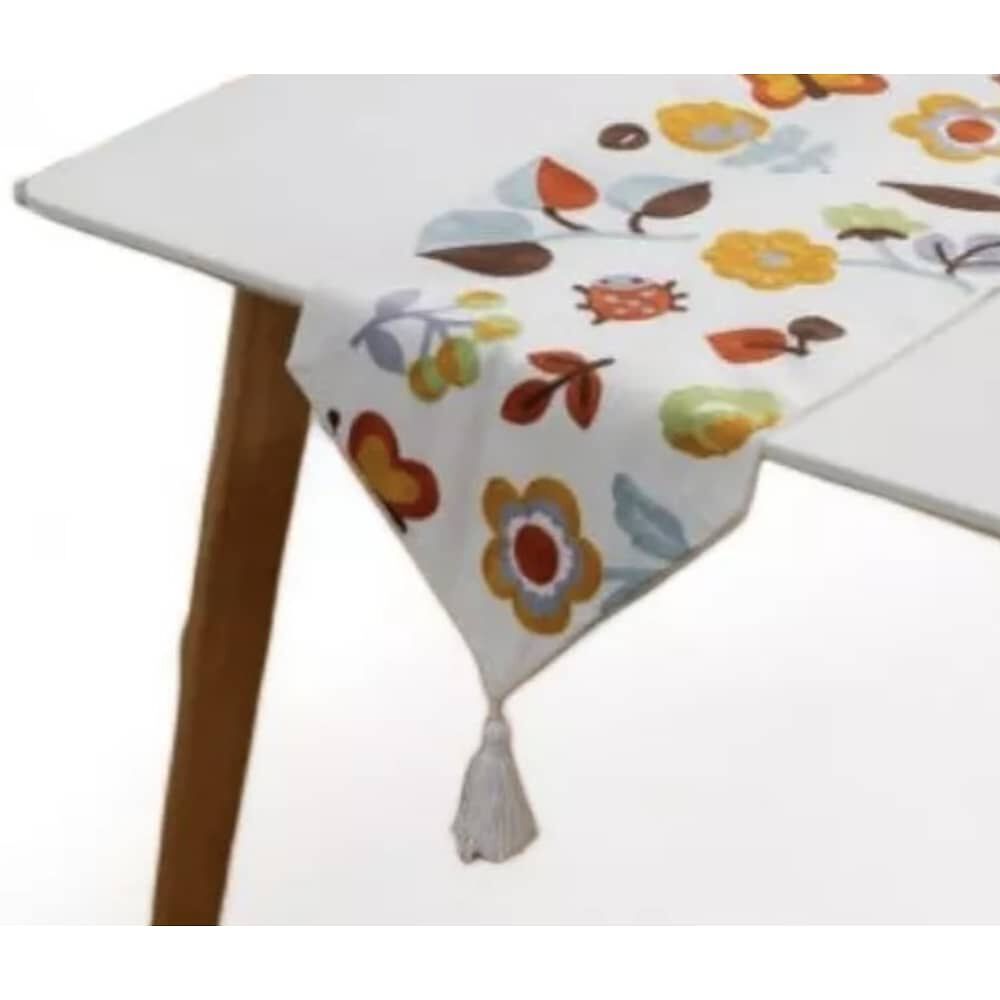 Camino De Mesa Bordado Medida 32x180cm Poliester Corredor image number 1.0