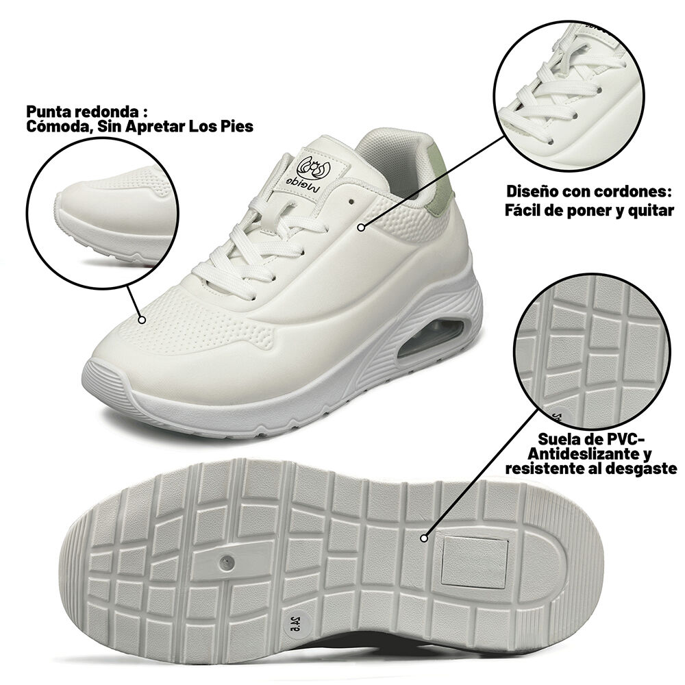 Zapatilla Urbana Deportiva Con Aire Mujer Weide Xjh63 image number 8.0