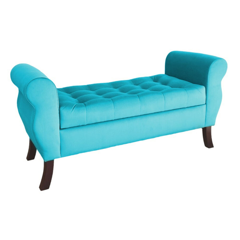 Banqueta Baul Diva Color Turquesa image number 2.0