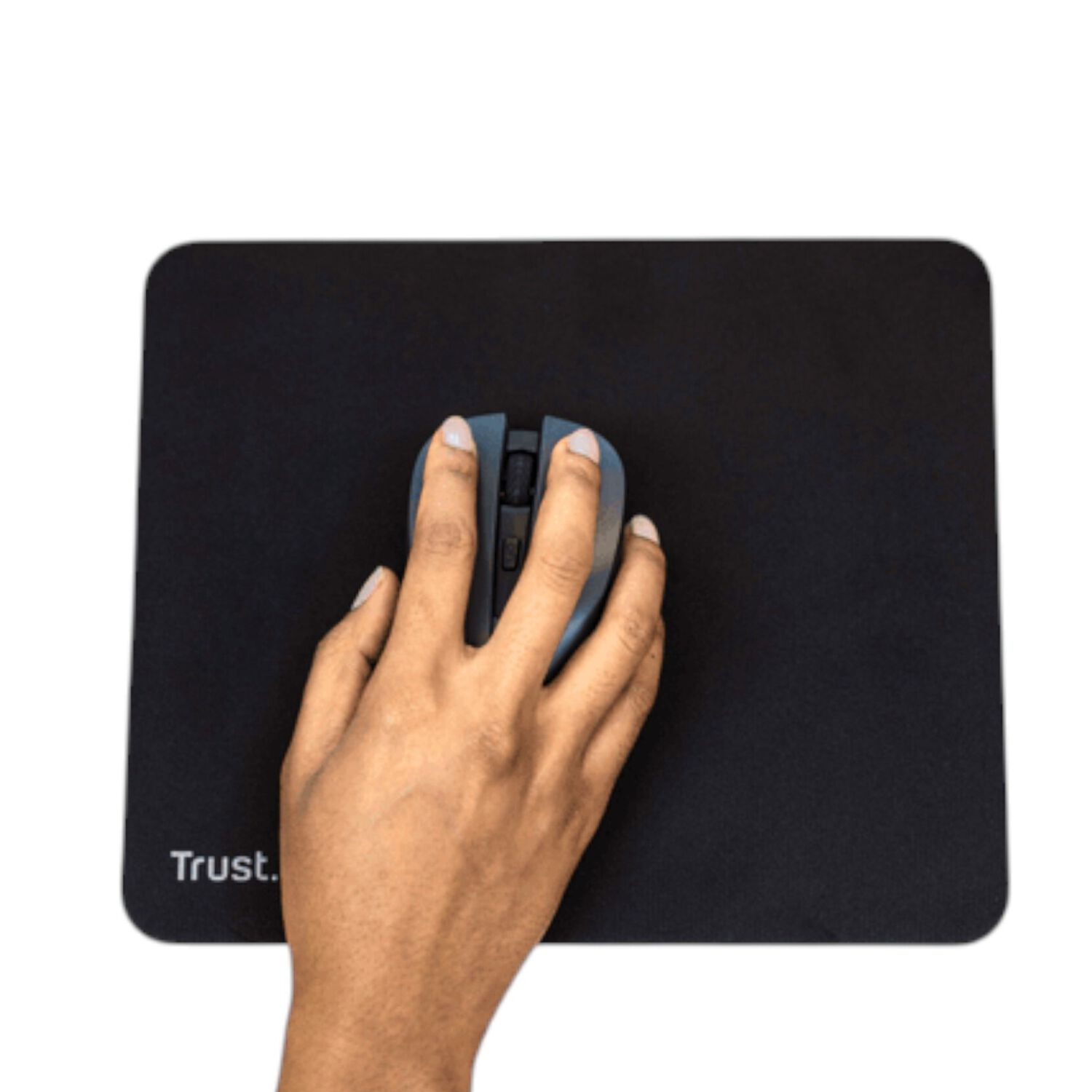 Mousepad Trust 250x210mm Superficie Optimizada Anti-slip Blk image number 4.0