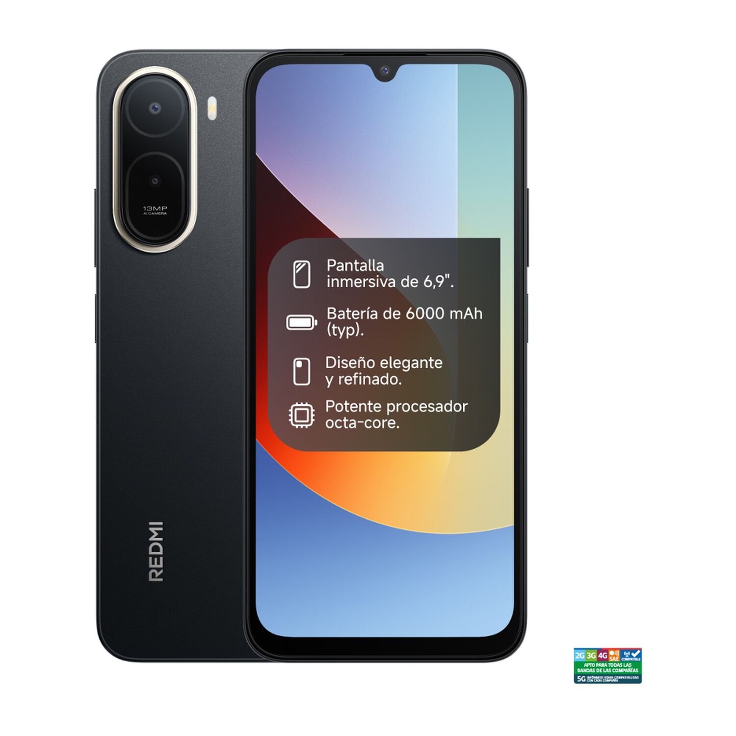 Smartphone Xiaomi Redmi A7 Pro / 64 GB / Negro / Liberado image number 1.0