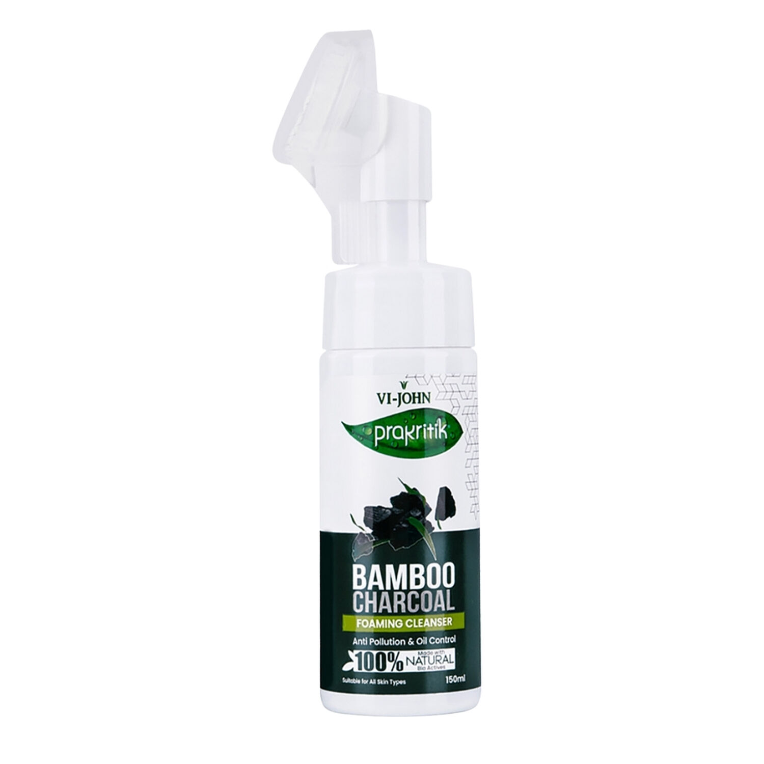 Prakritik Jab&oacute;n Espumoso Facial Carb&oacute;n De Bamb&uacute; 150 Ml image number 0.0