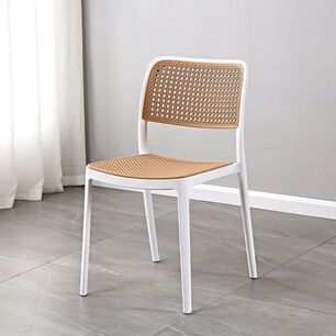 Silla De Terraza Hoffman De Polipropileno Con Respaldo Ergon&oacute;mico Apilable