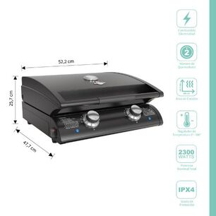 Parrilla Exterior Electrica Boston E2b Black