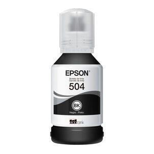 Tinta Botella Epson T504 127ml Ecotank Negro C13t03n12a