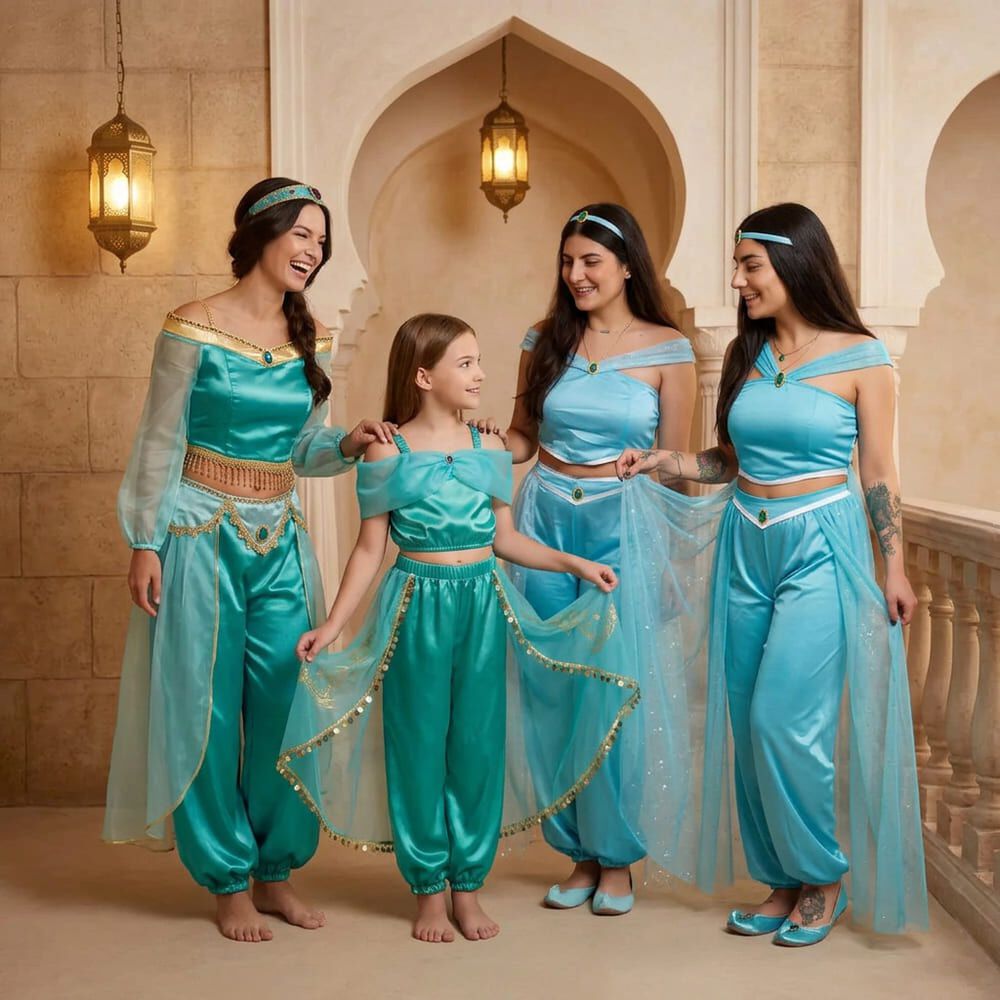 Disfraz Princesa Jasmine Jazmin Aladd&iacute;n Cosplay image number 25.0