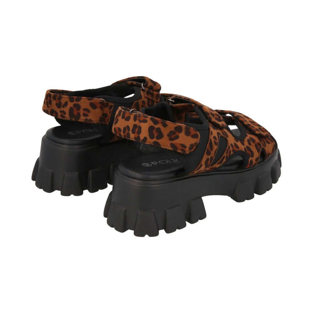 Sandalia Mujer Animal Print Mixen Police image number 4.0