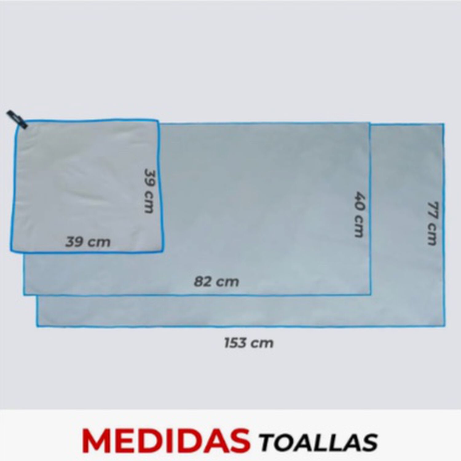 Toalla Microfibra Gris image number 5.0