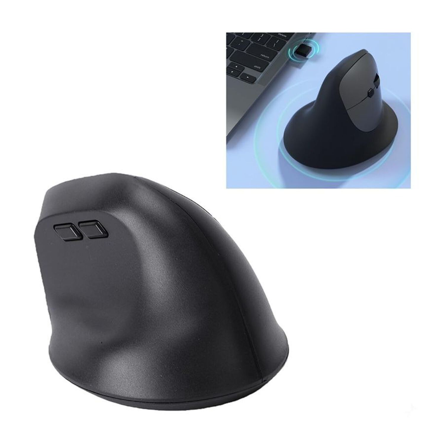 Mouse Vertical Ergonomico Inalambrico Recargable Bluetooth image number 6.0