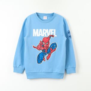 Poleron Cerrado Niño Saltando Spiderman