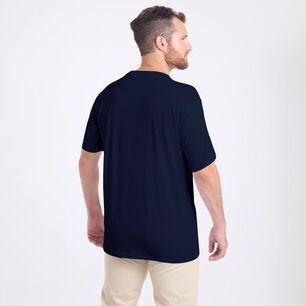 Polera Lisa Regular Manga Corta Cuello Redondo Hombre Herald