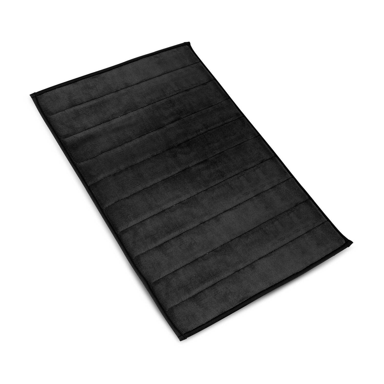 Alfombra De Ba&ntilde;o Nautica Home 50x80cm Coralina Ultra Suave Negro image number 4.0