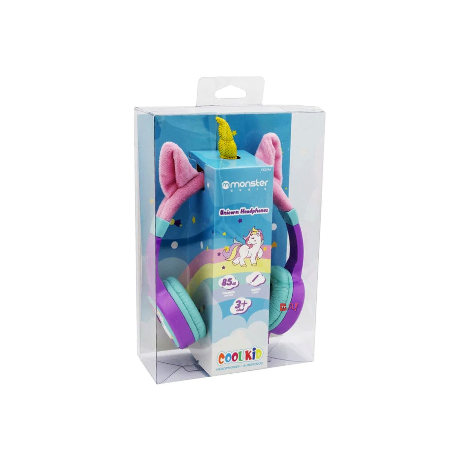 Aud&iacute;fonos Dise&ntilde;o Unicornio Color P&uacute;rpura Monster - Ps image number 3.0