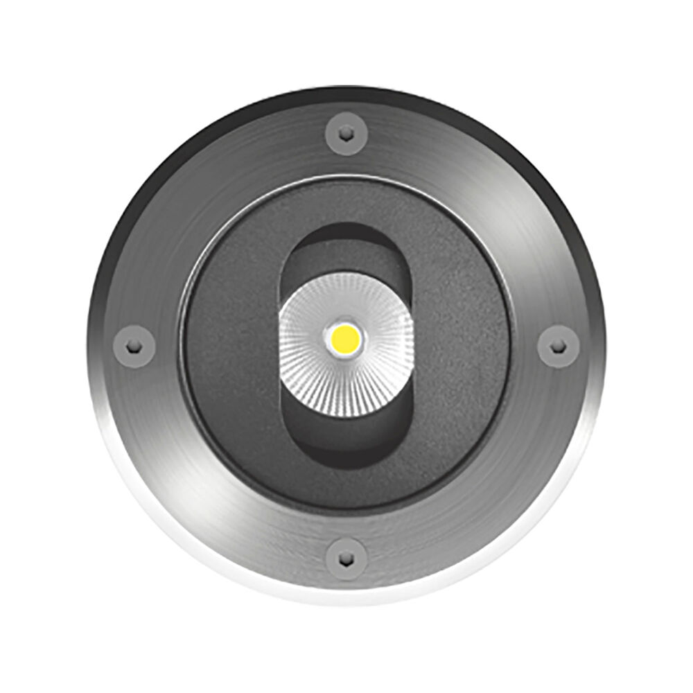 Embutido De Piso Led Studio Redondo Ip67 Sin Amp Gu10 Gris image number 1.0