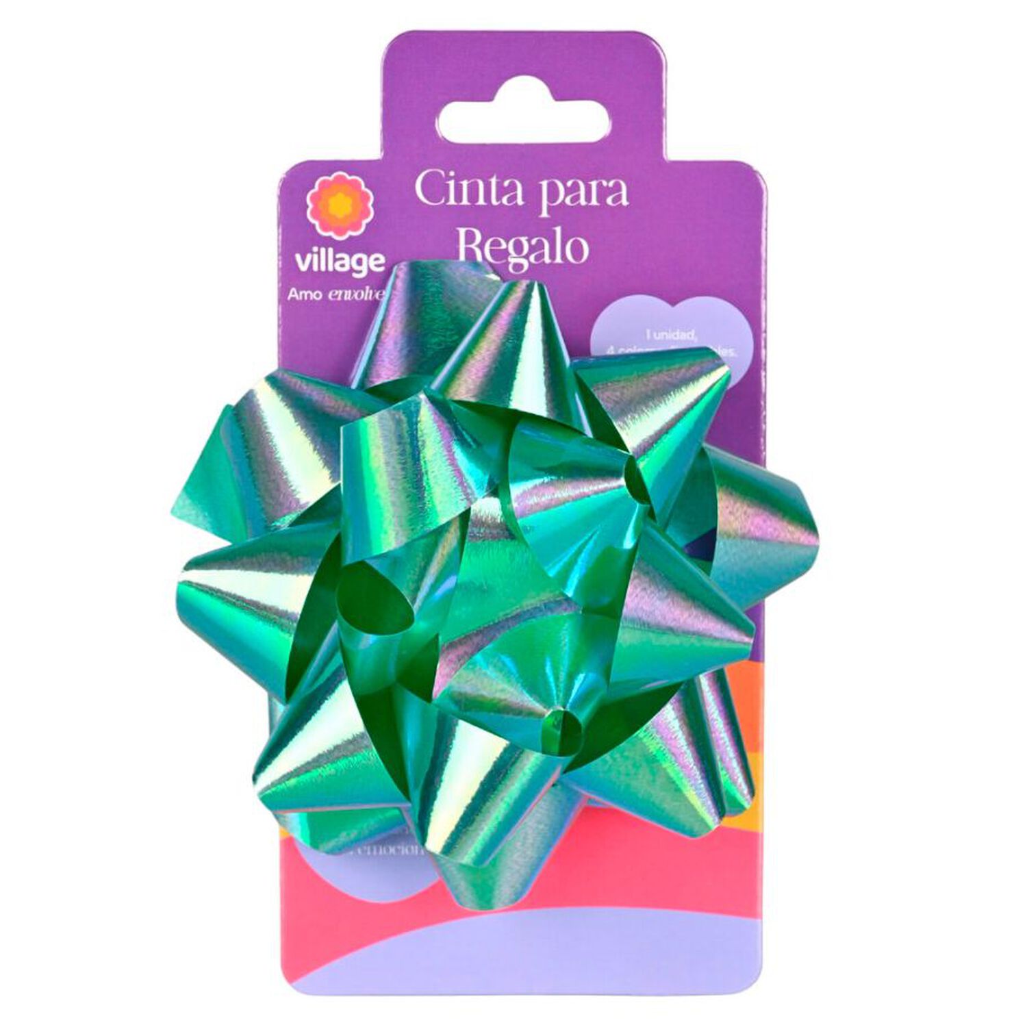 Cinta De Regalo Pompom B&aacute;sica Grande Village image number 1.0