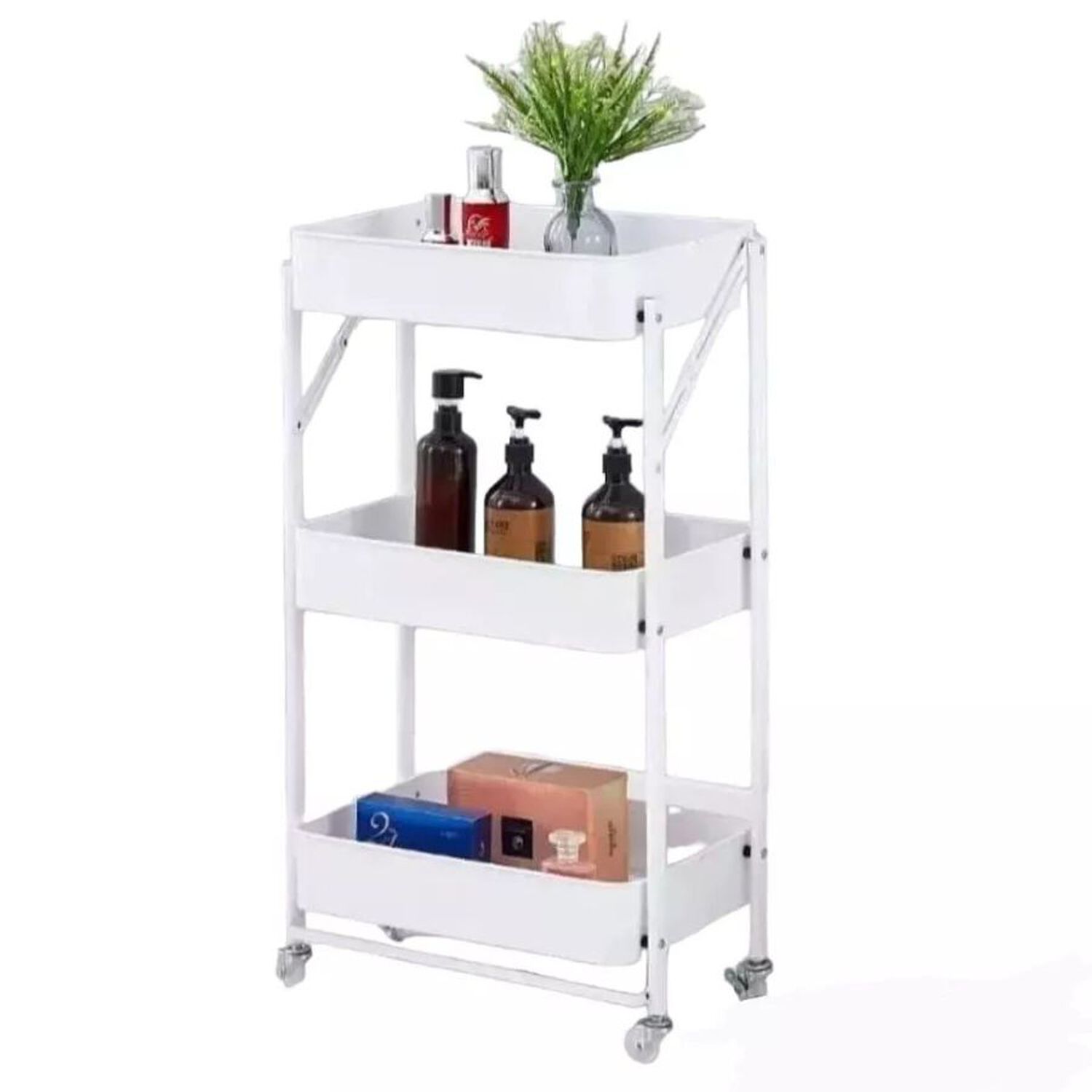 Carro Almacenamiento Organizador 3 Niveles 76.5x47cm image number 0.0