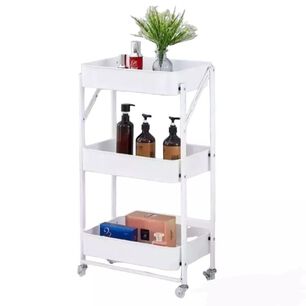 Carro Almacenamiento Organizador 3 Niveles 76.5x47cm