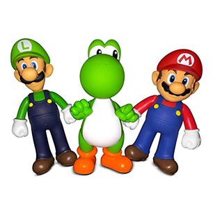Juguete Pack 4 Figuras De Accion Mario Bros Infantil